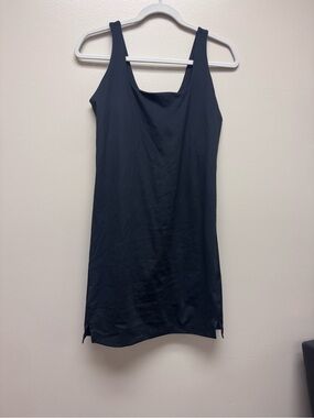 Classic Black Athletic Tank Dress - with shorts